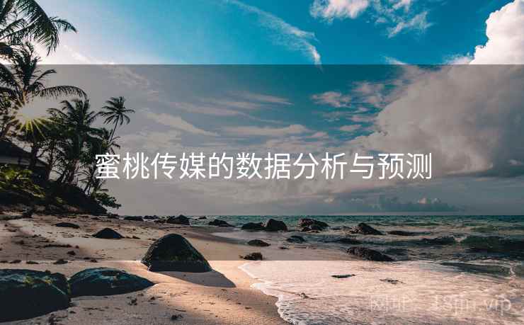 蜜桃传媒的数据分析与预测