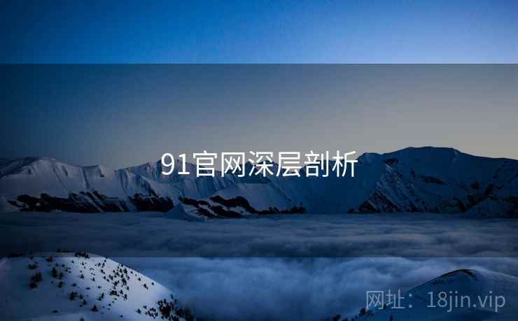 91官网深层剖析